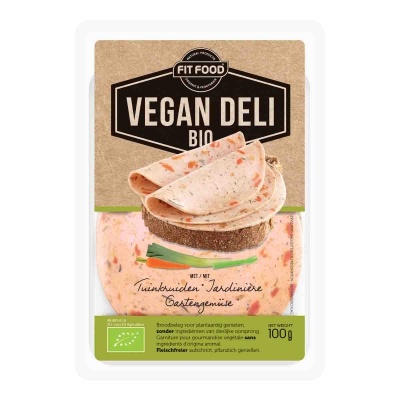 Vegan plakjes worst tuinkruiden VEGAN DELI