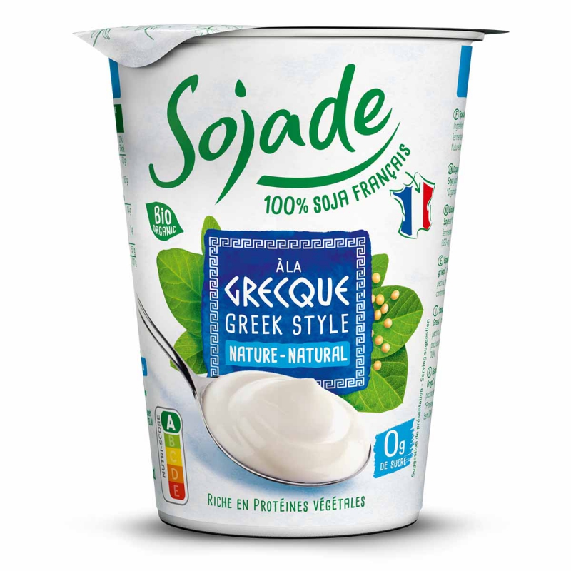 Soja griekse stijl yoghurt vegan