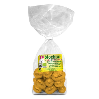Paaseitjes praline wit op=op BIO-CHOC