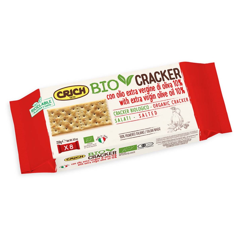 Crackers met zout
