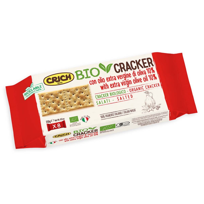 Crackers met zout