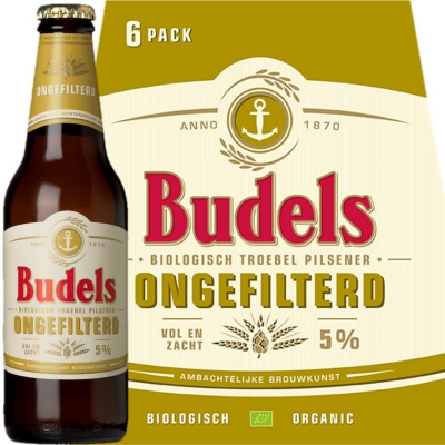 Ongefilterd 5% 6-pack (6x0,3l) BUDELS