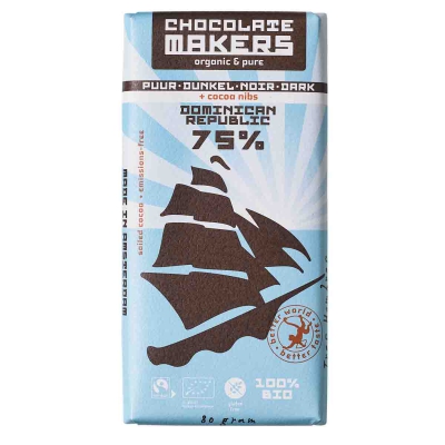 Tres hombres 75% puur CHOCOLATEMAKERS