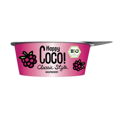 Yoghi coco framboos 125 g HAPPY COCO