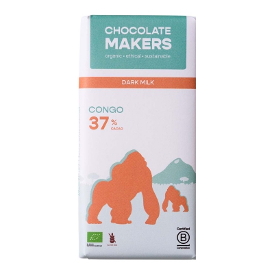 Gorilla bar 37% melk chocolade CHOCOLATEMAKERS