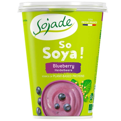 Sojayoghurt blauwe bes kers SOJADE