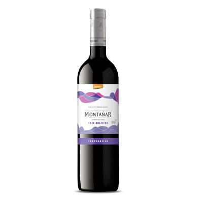 Tempranillo zonder toegevoegd sulfiet MONTANAR