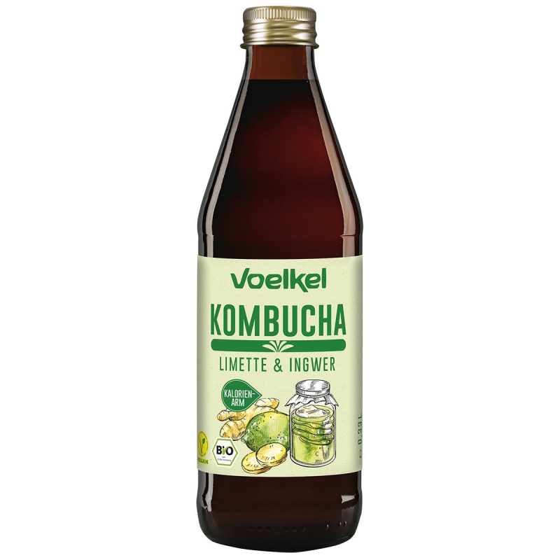 Kombucha lime ginger