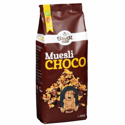 Muesli choco krokant glutenvrij BAUCKHOF