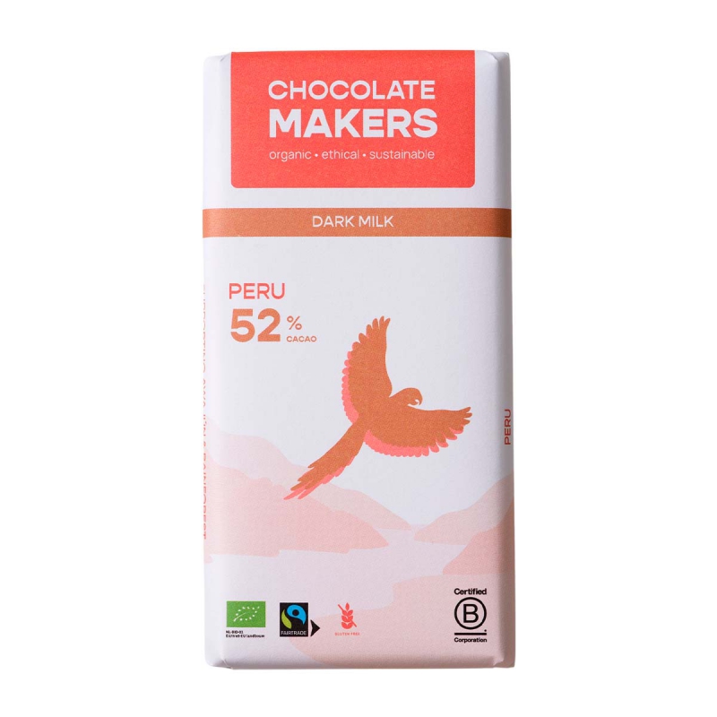 Awajun bar 52% melk chocolade