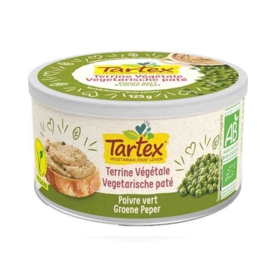 Vegetarische pate groene peper TARTEX