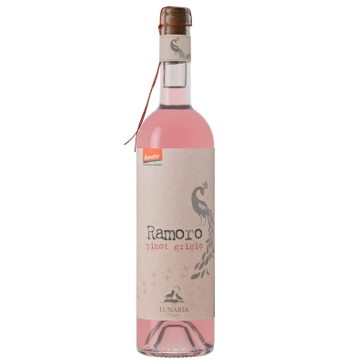 Ramoro pinot grigio rose wijn vegan LUNARIA