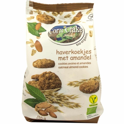 Haverkoekjes amandel glutenvrij CORN CRAKE