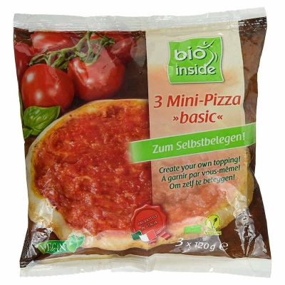 Pizza basic mini vegan BIO INSIDE
