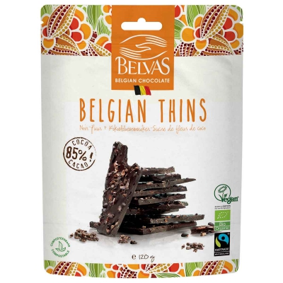 Thins puur nibs kokobloesem BELVAS