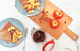 Boekweitpannenkoek met appel