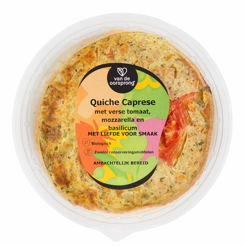 Quiche caprese