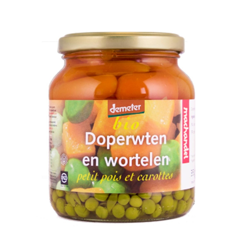 Doperwten en wortel